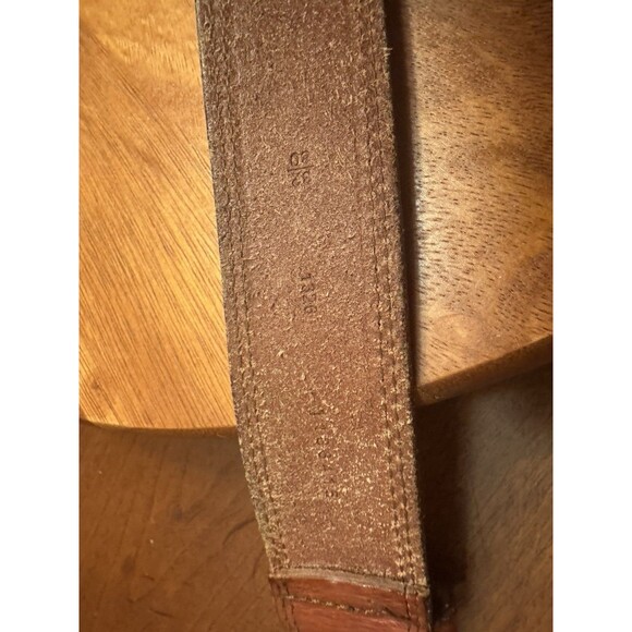 Mens Ralph Lauren Brown Belt With Leather Buckle 32/80 X  1 1/4” main image 9